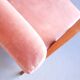 Mid Century Easy Chair Model B 310 Var in Coral Velvet