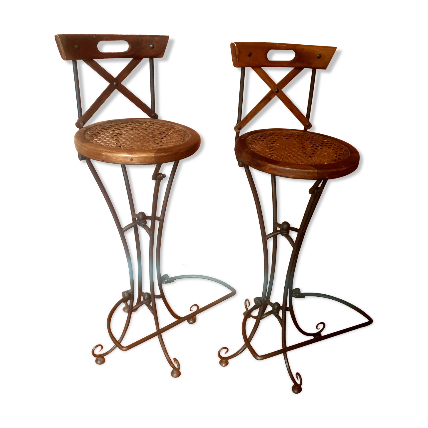 Pair of bistro stools