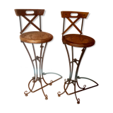 Pair of bistro stools