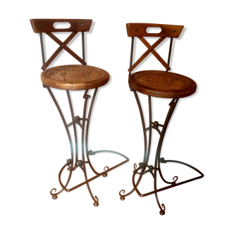 Pair of bistro stools