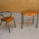 Desk and children's chair by Jacques Hitier for Mullca editions