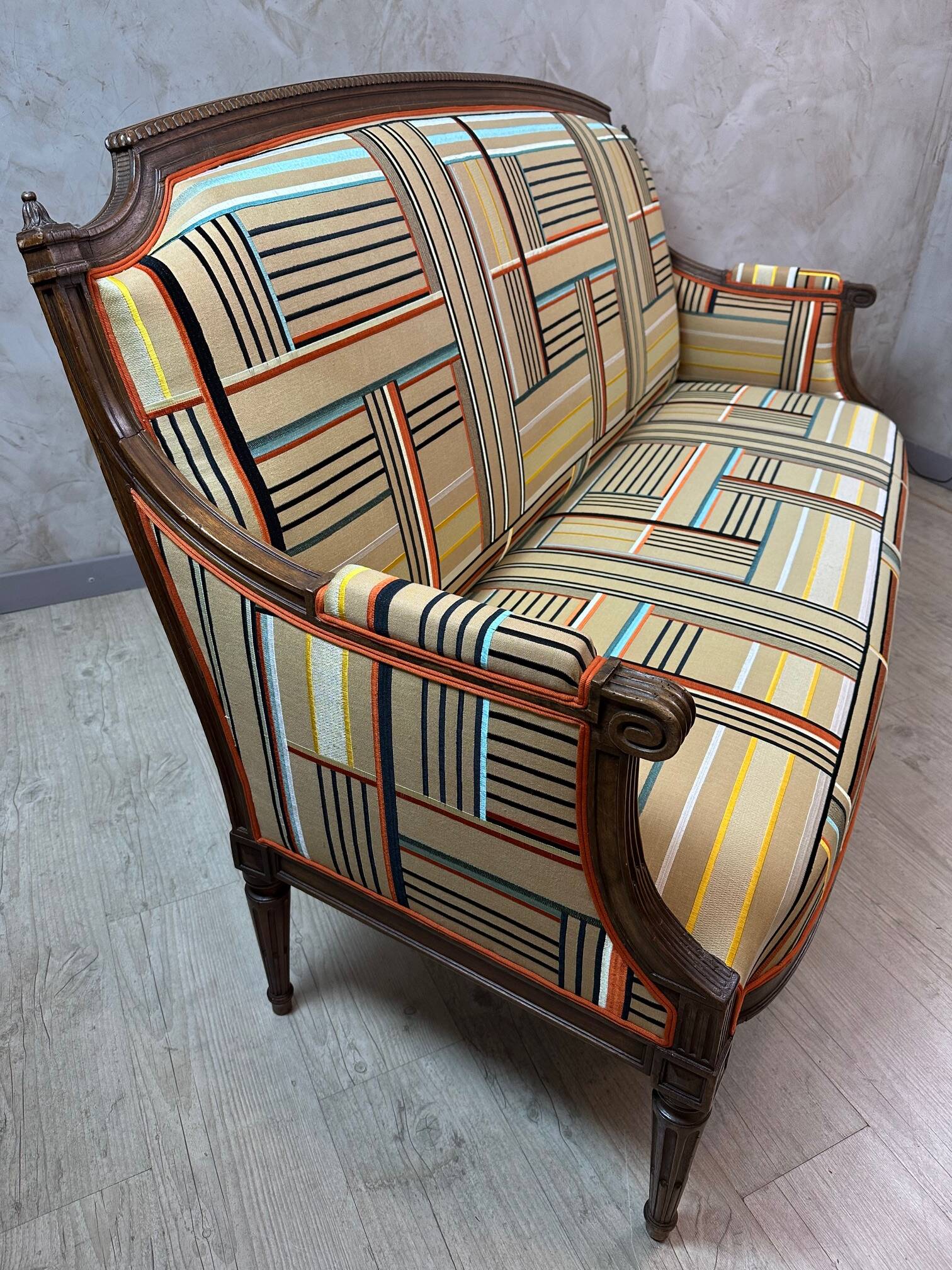 Louis XVI style sofa refurbished