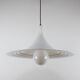 Vintage Black And White Meblo "Albatros" Trumpet Pendant Lamp