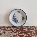 Round dish in Sainte Amandinoise iron earth