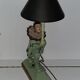Lampe Arlequin-Pierrot art déco cubiste