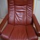 Fauteuil en cuir par Ingmar Relling pour Westnofa, Norvège, années 1970