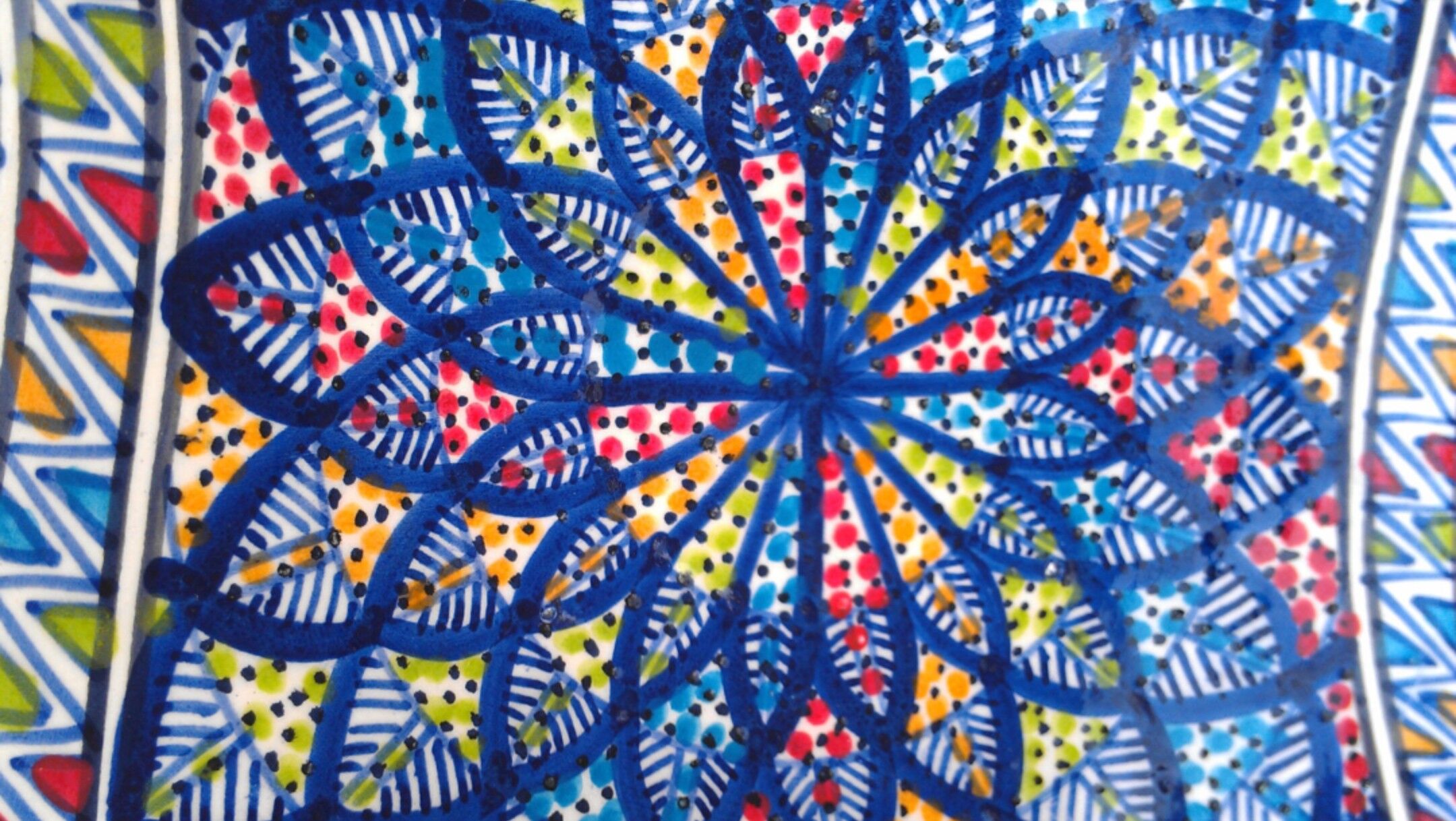 Handmade ceramic dish