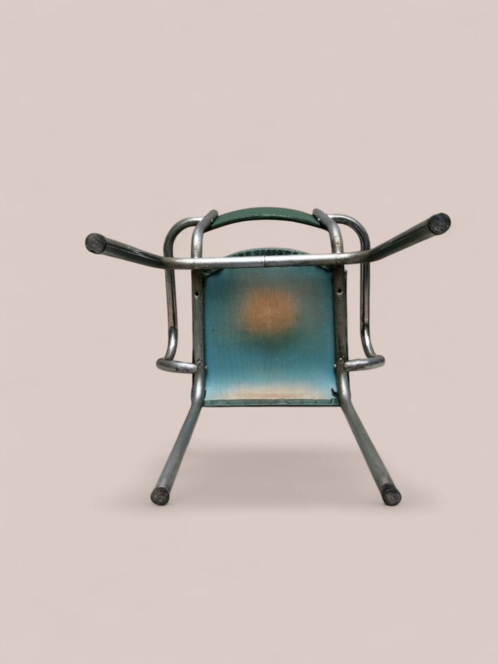 Vintage metal armchair.