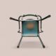 Vintage metal armchair.