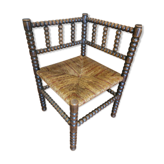 Old glitter corner chair