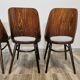 Chaises de salle à manger par Radomir Hoffman pour ton, années 1950, Set de 4