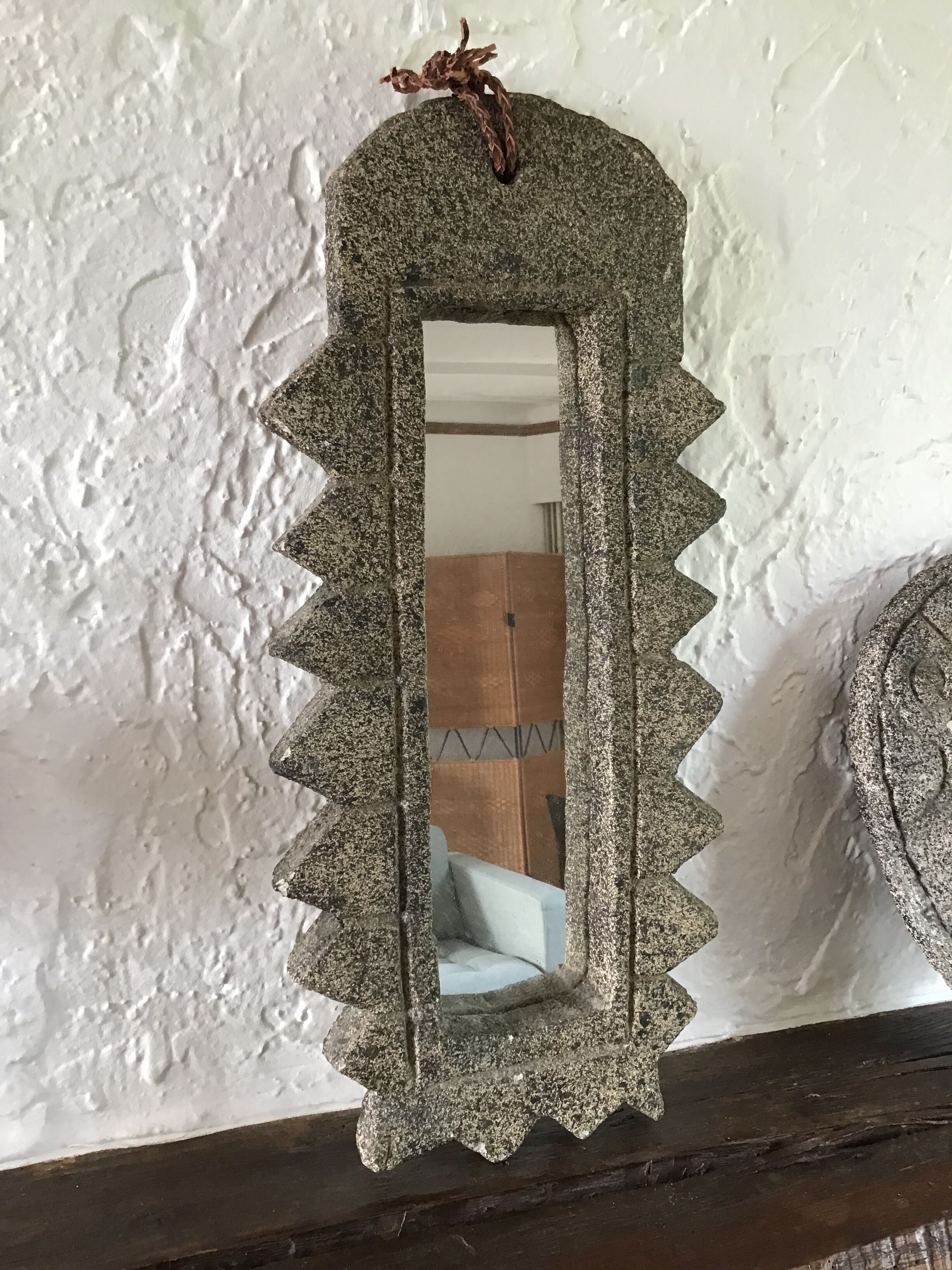 Brutalized ceramic mirror