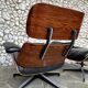 Fauteuil Lounge et ottoman Herman Miller Charles & Ray Eames, palissandre