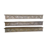 Old wooden curtain cover