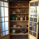 Old glass-enclosed Parisian wardrobe