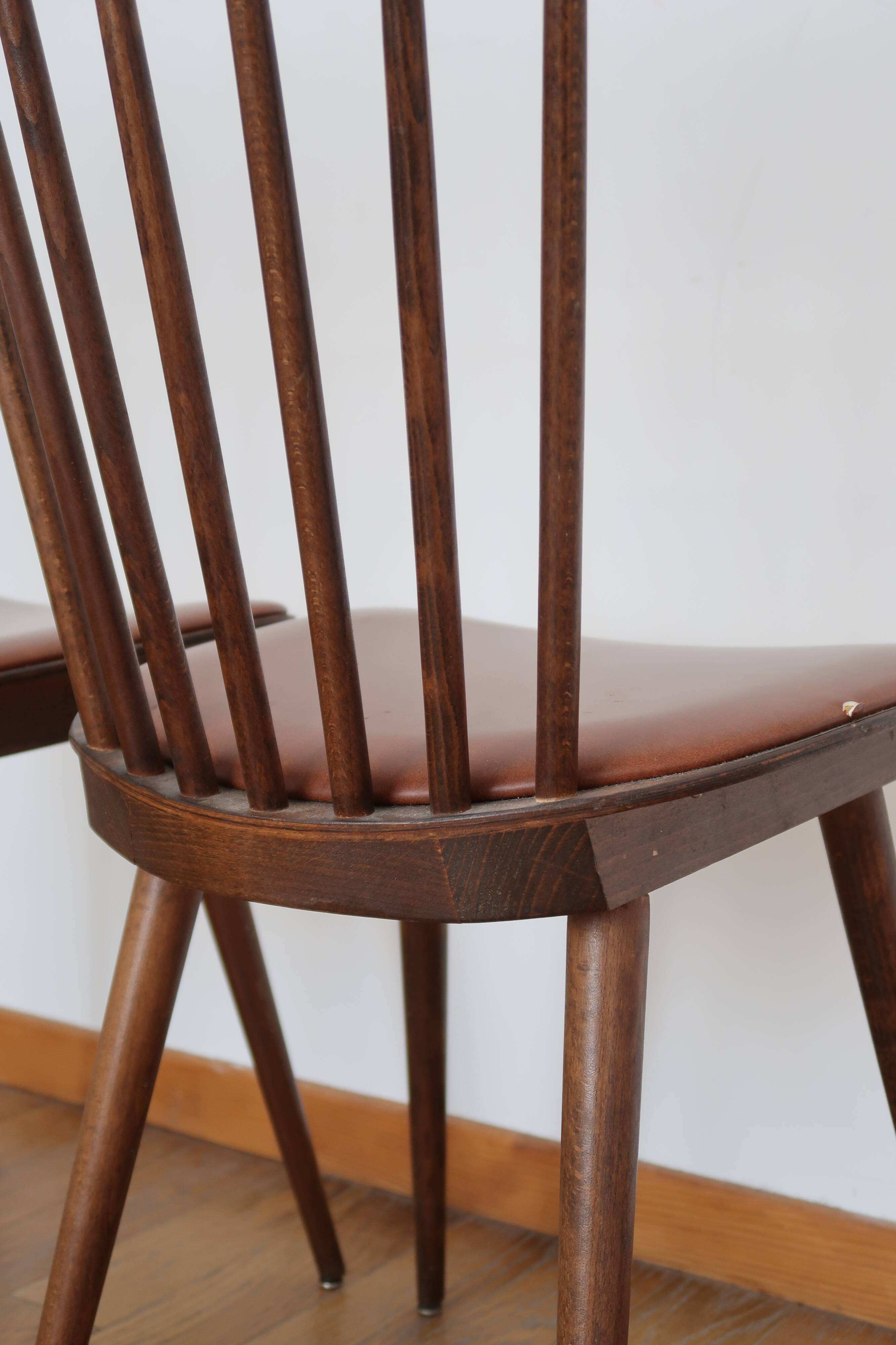 Paire de chaises bistrot "Menuet" Baumann