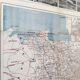 Old map France Brittany Rennes St Malo