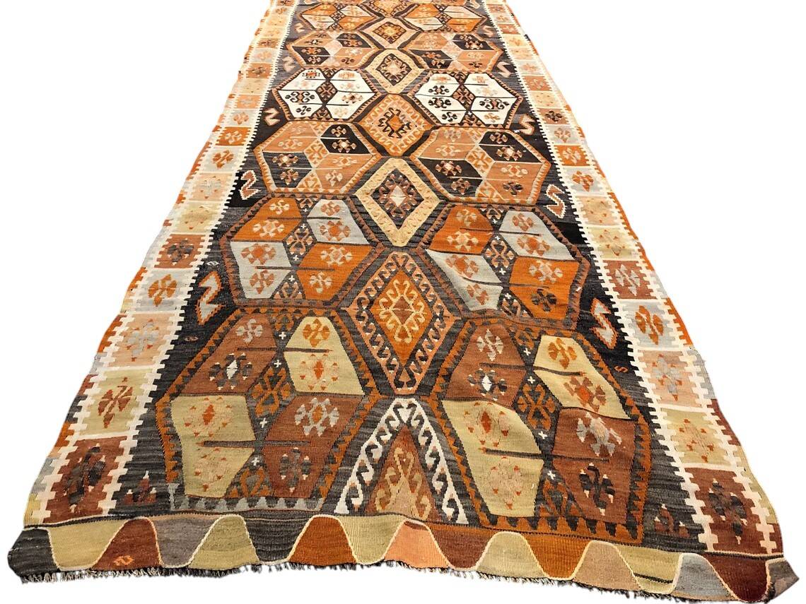 Vintage Anatolian Kilim Rug