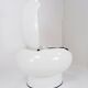 white lacquered "Egg" Lounge Chair