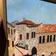 Tableau paysage italien peinture huile
