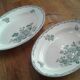 2 large oval dishes