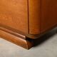Pair Art Deco Nightstands or Bedside tables Oak and Glass, Netherlands, 193