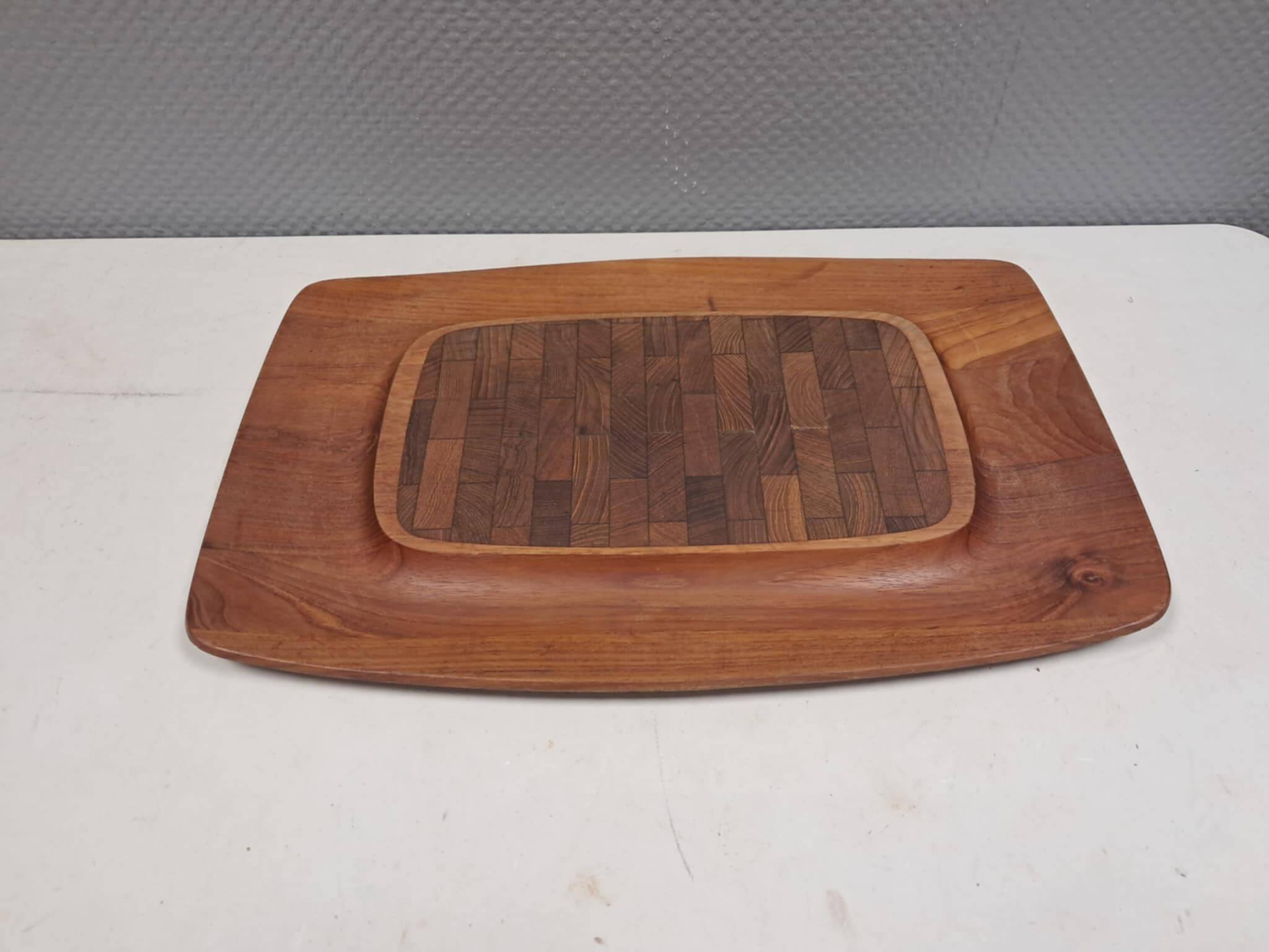 Cutting board in solid teak by Jens Harald Quistgaard (JHQ) Denmark 1960s