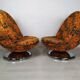 Chaises Ball Space Age Vintage, 1970s, Set de 2