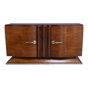 Buffet art déco en placage - palissandre
