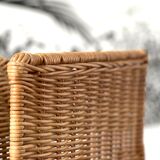 Rattan magazine holder 1970