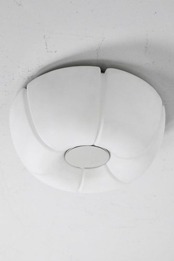 Lampe Lotus en verre de Glashütte Limburg