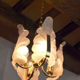 "Leaf" chandelier by Carl Fagerlund, Murano glass, Germany, 1970