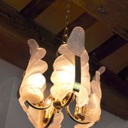 "Leaf" chandelier by Carl Fagerlund, Murano glass, Germany, 1970
