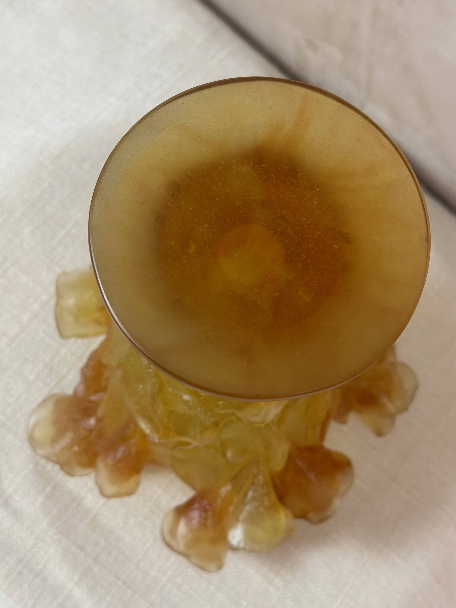 Daum glass paste vase