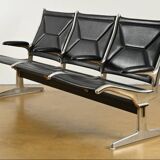 Eames Tandem Sling Seating Bench (3 seats) Herman Miller