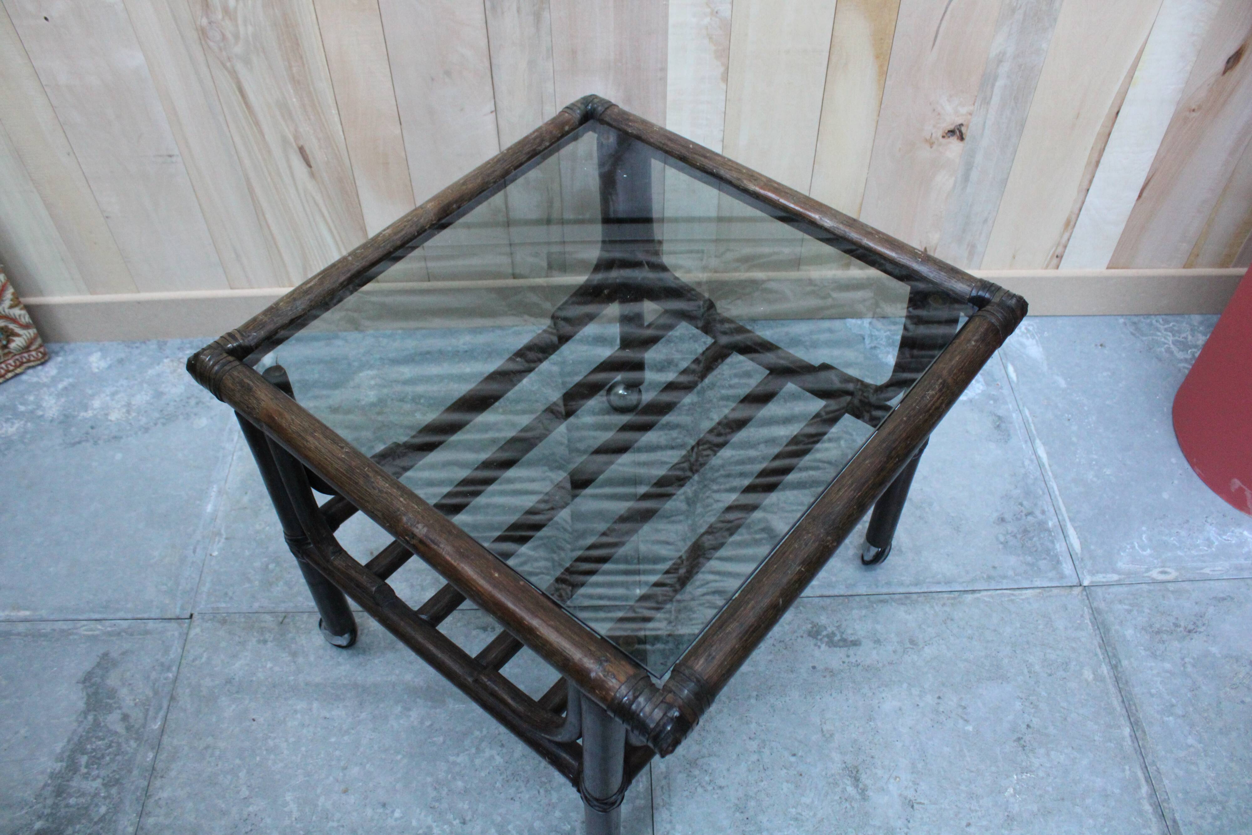 bamboo coffee table