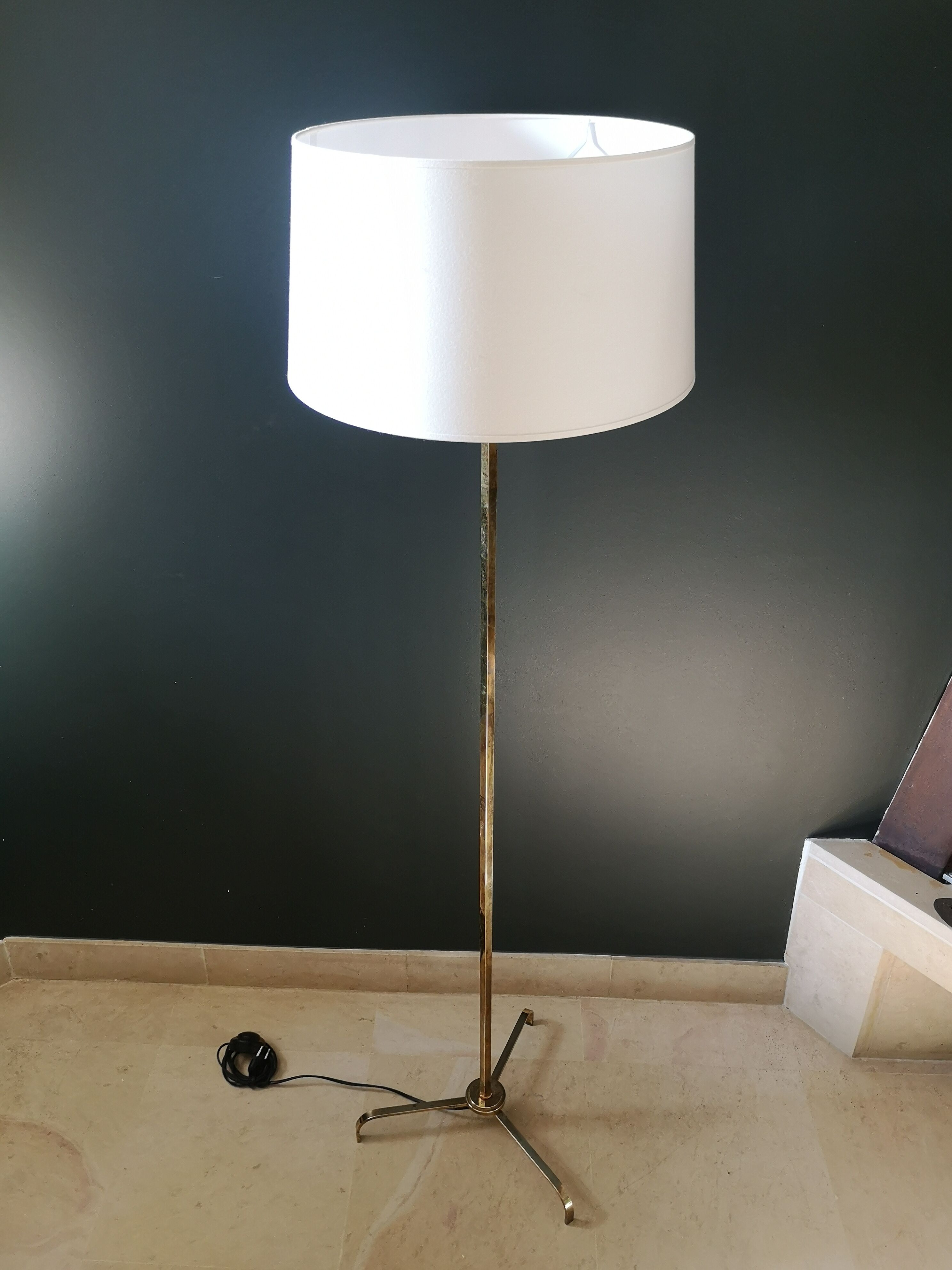 Brass lamp tripod 50s