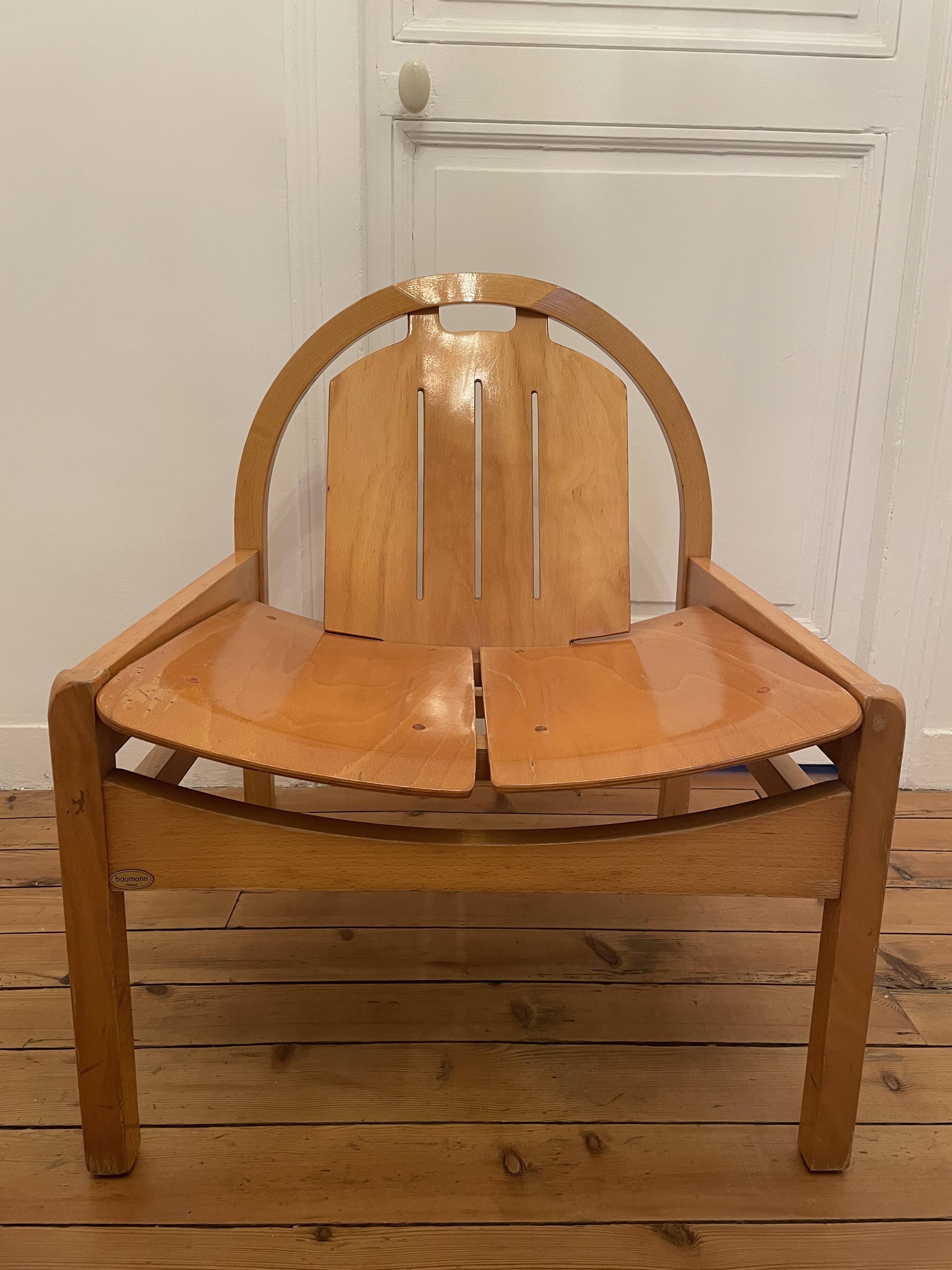 Pair of Baumann lounge chairs, Argos models