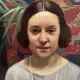 Portrait of a young woman from the 1930s.