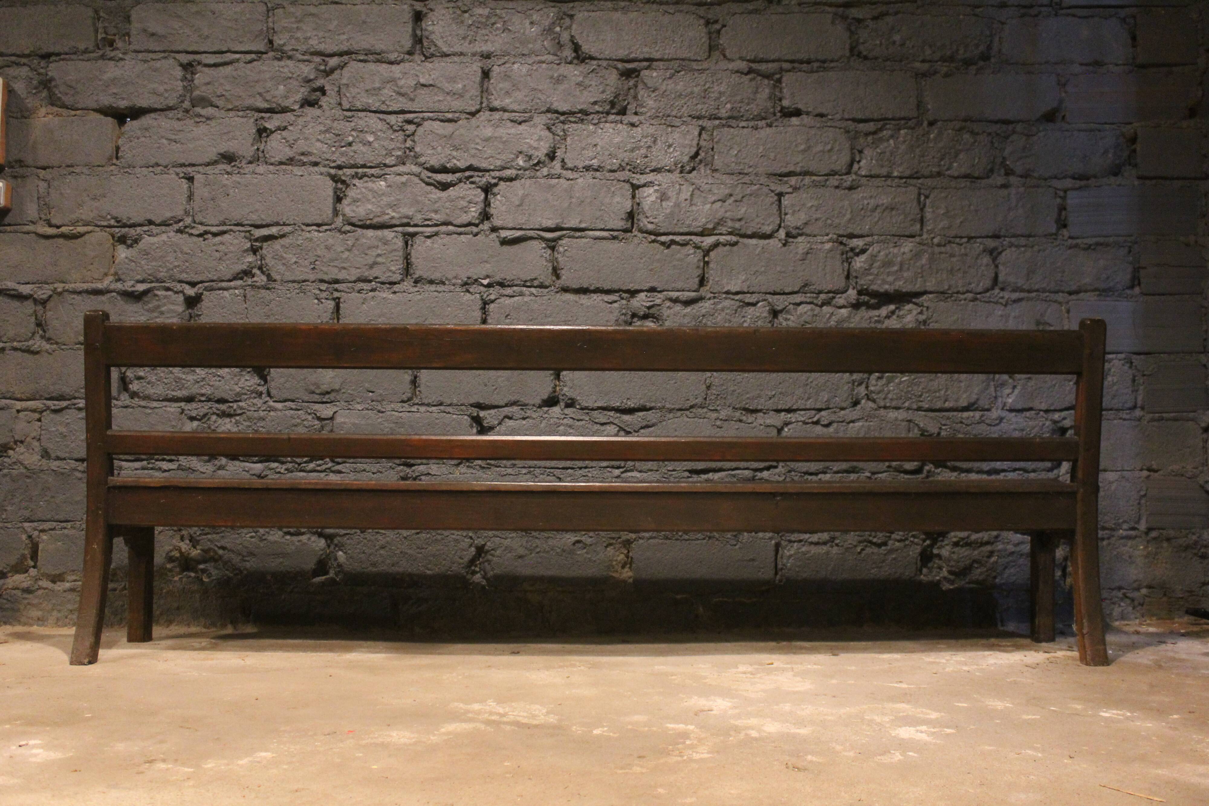 Pair of monastery benches