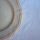 Set de 12 assiettes plates écrues Digoin