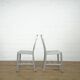 Set of 6 Emeco/Metwood navy blue aluminum chairs