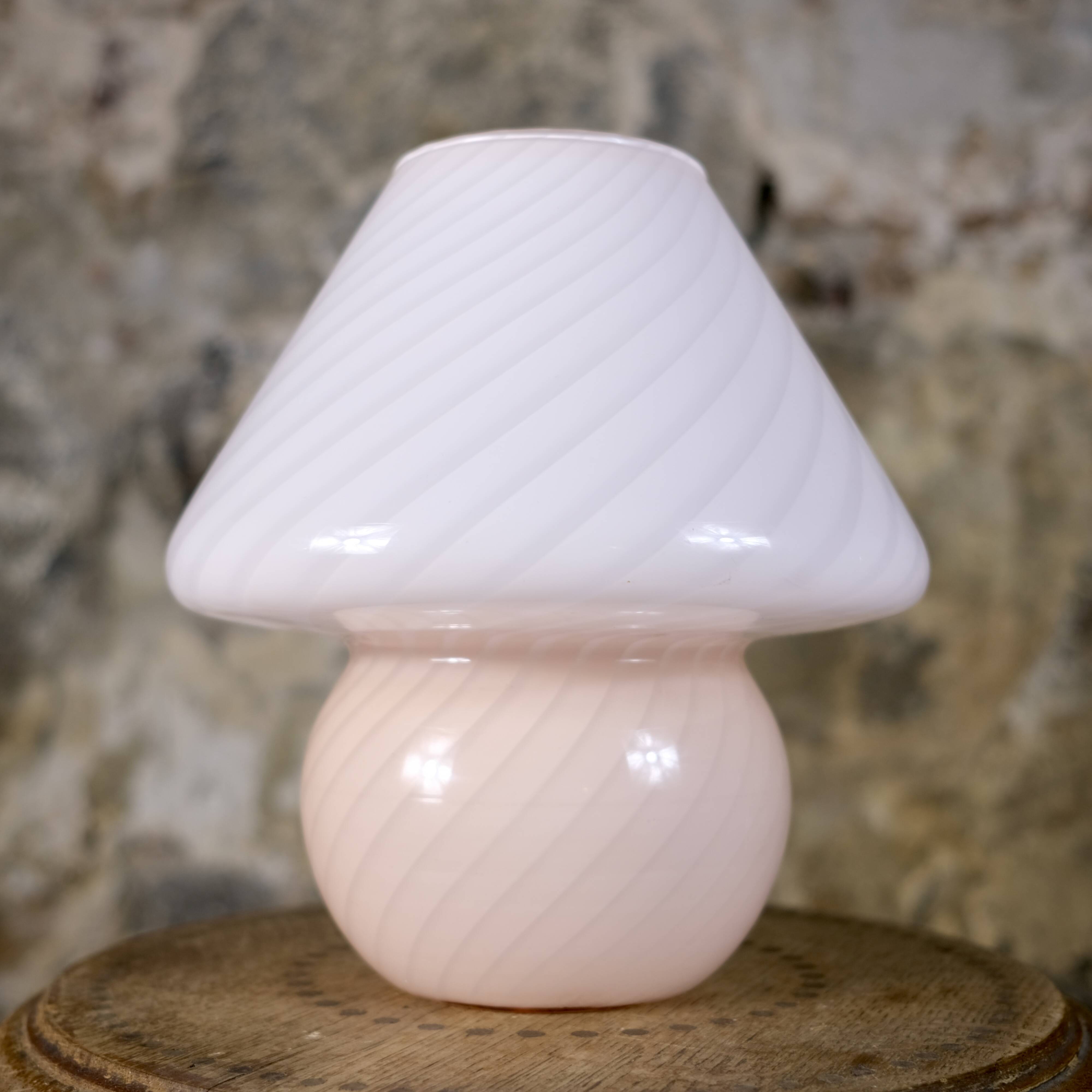 Murano glass mushroom lamp, Italy, 1970s