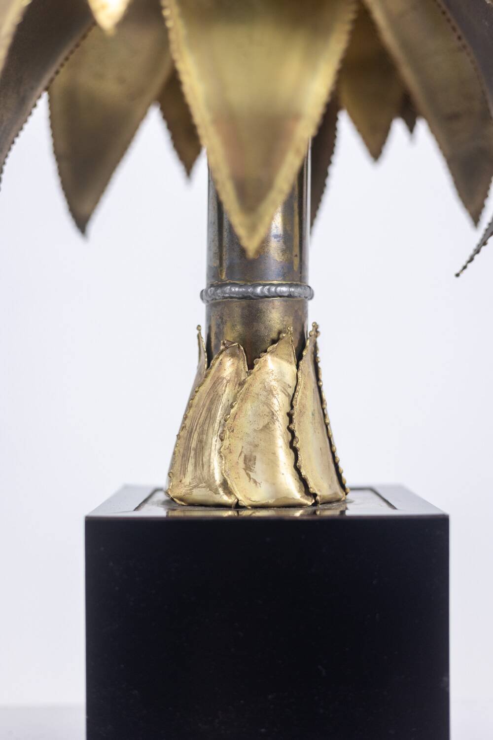 Maison Jansen style . Palmier lamp in gilded brass. 1970s. LS4506587Y