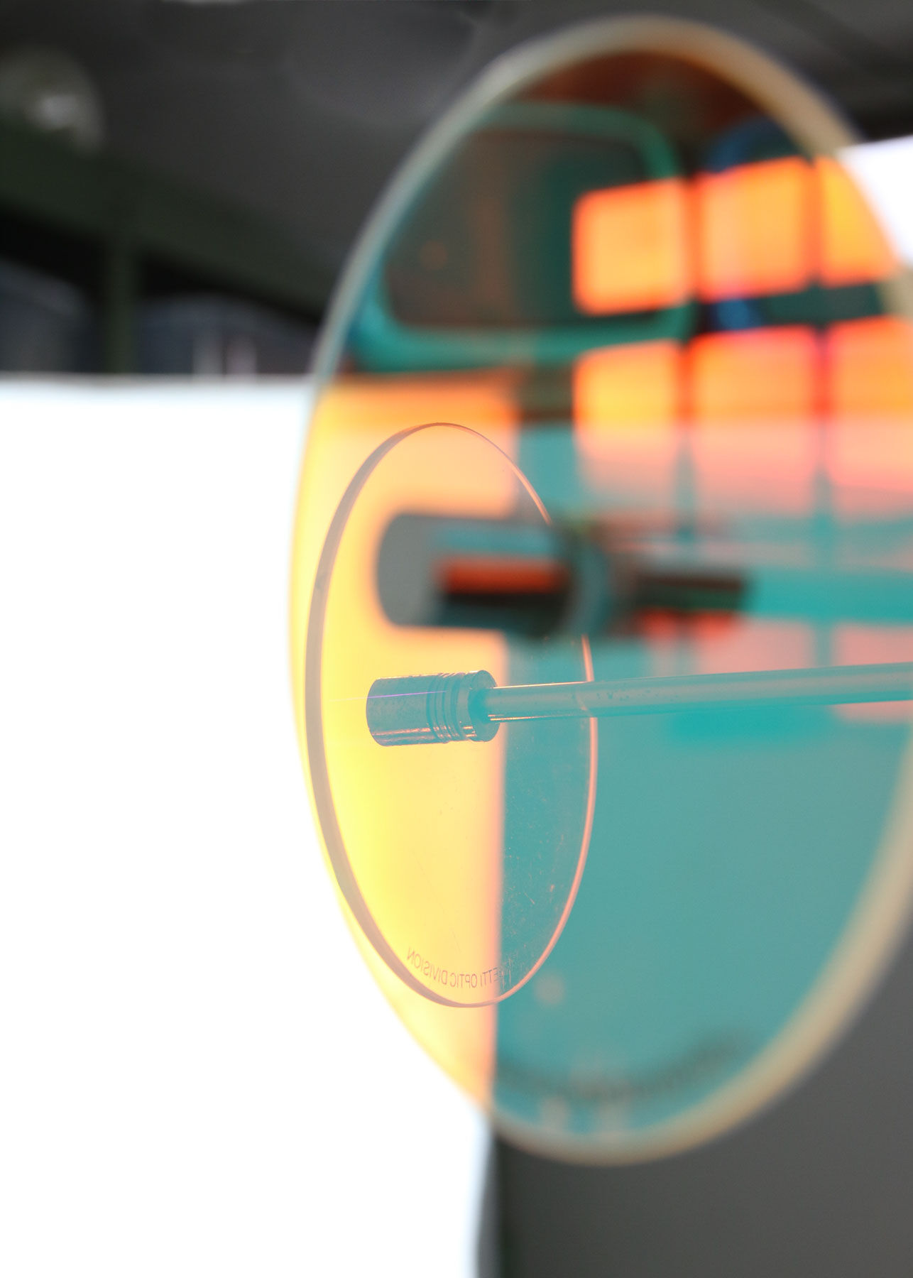 Vintage Italian Chrome Lamp Duo, 70s