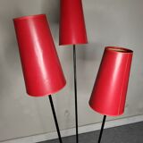 Tripod floor lamp 3 lights vintage, 50-60s