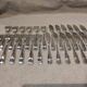 6 silver-plated fish forks and 6 fish knives by Ercuis Valencay