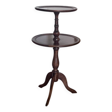 Double tray gueridon - English style - Very good condition