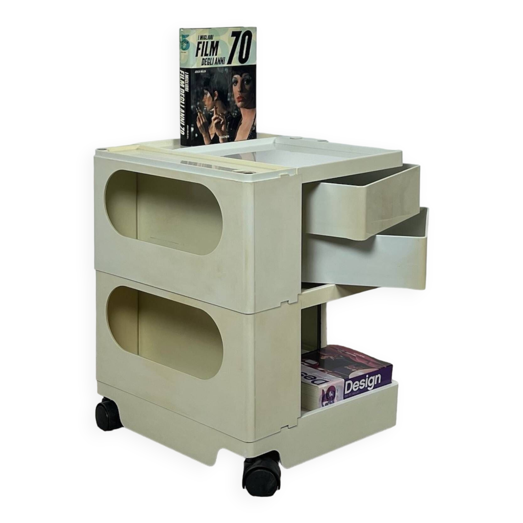 Iconic Boby Cart by Joe Colombo - Award Winning Space Age Wardrobe, 1970s