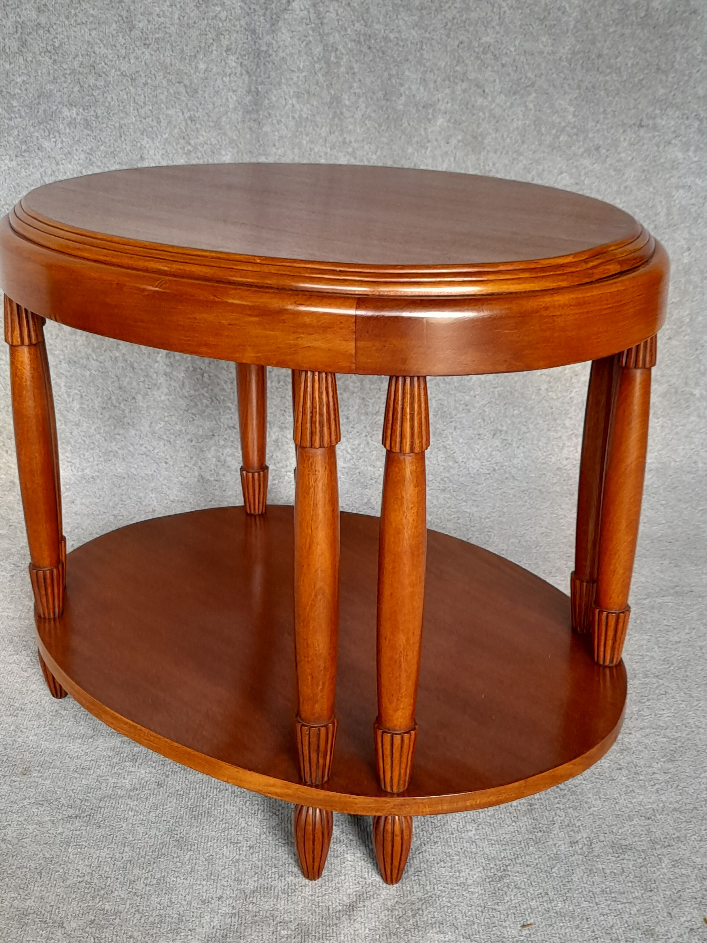 Art Deco period oval coffee table